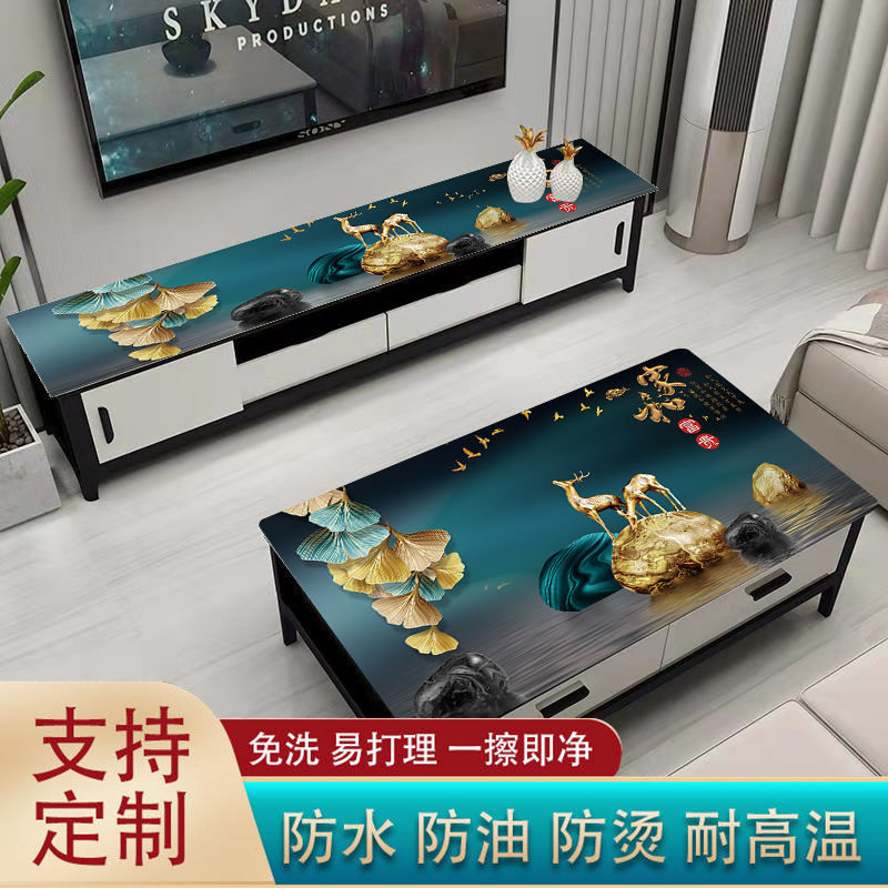 印花防水防油耐高温桌面软玻璃