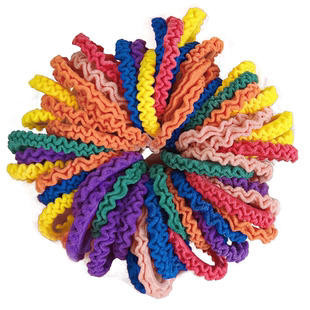 儿童花边皮筋不伤发弹性好女童发饰小号发圈高弹发绳宝宝头绳公主