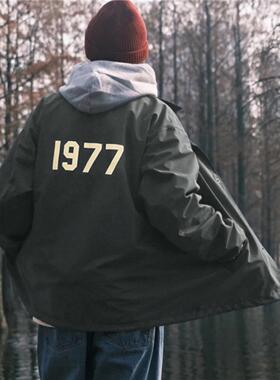 FEAR OF GOD复线ESSENTIALS高街1977教练夹克FOG美式冲锋衣外套潮