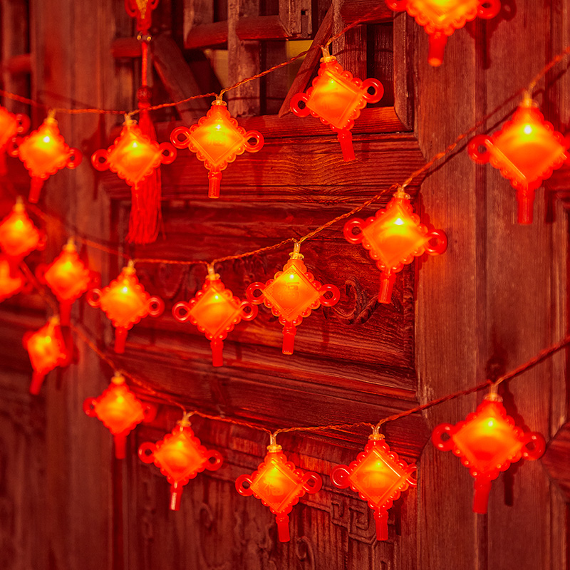 中国结小彩灯闪灯串灯满天星2025