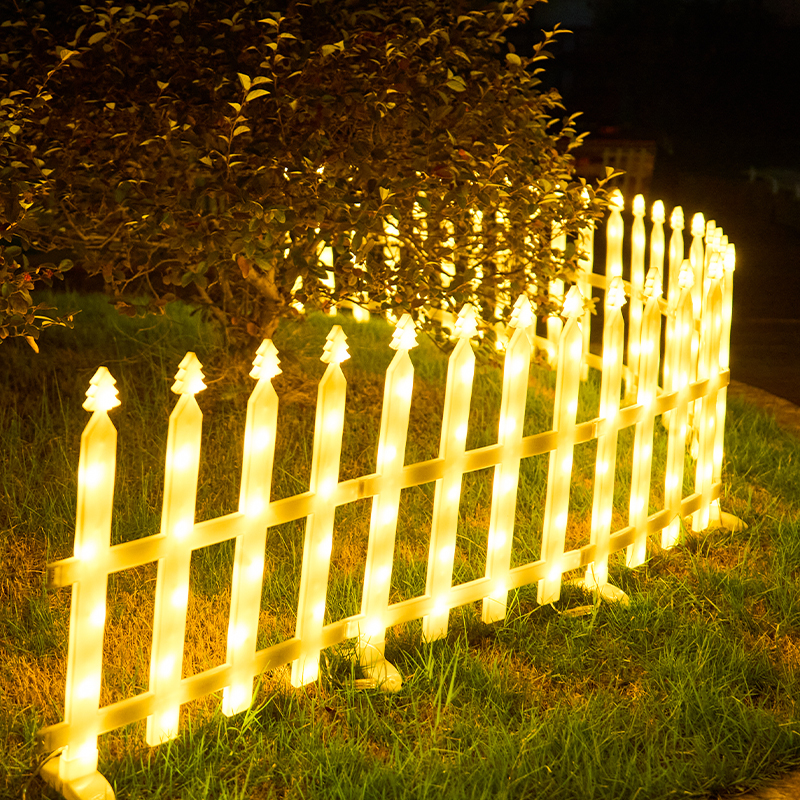 太阳能户外小院篱笆装饰灯造景