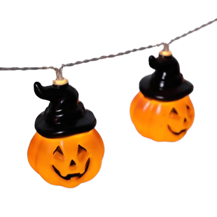 万圣节装饰品南瓜灯串前台店铺橱窗门口挂件场景布置主题派对用品