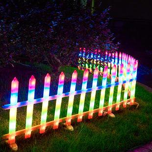 太阳能户外灯网红小院布置创意装饰防水发光栅栏插地围栏灯高级感