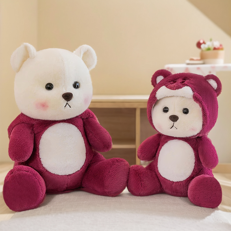 玩偶草莓熊丽丽情人节可爱