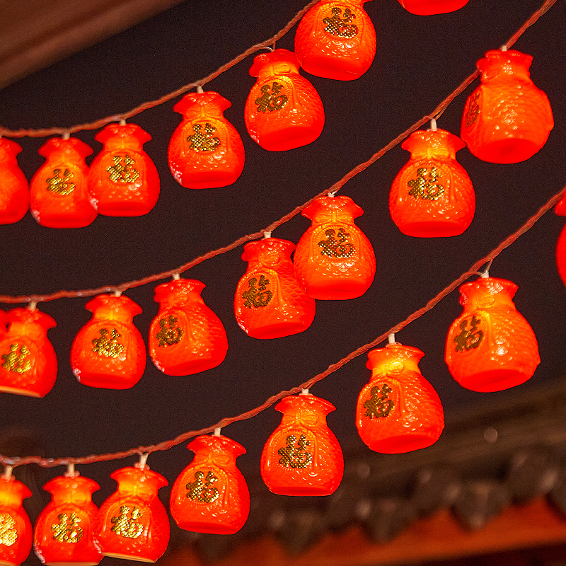 彩灯闪灯串灯新年春节发光led