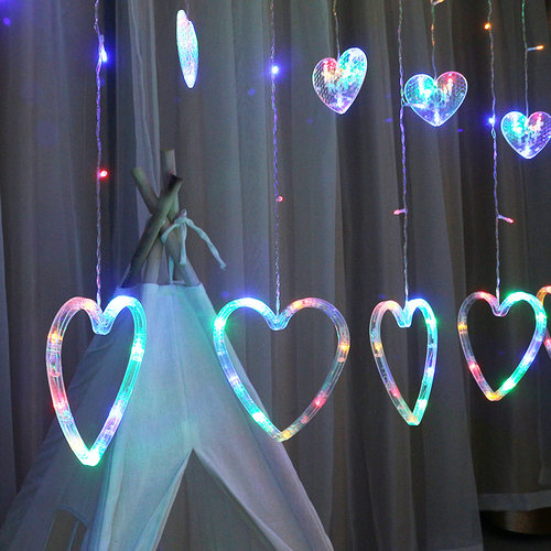 星月led彩灯闪灯串灯生日场景