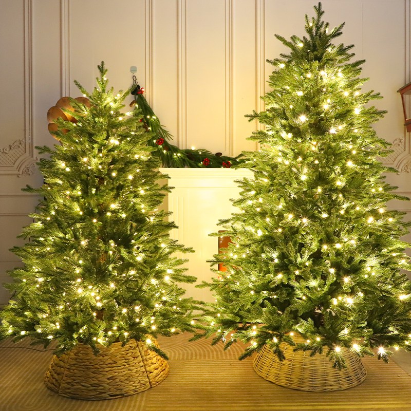 圣诞节装饰品纯pe圣诞树加密自带