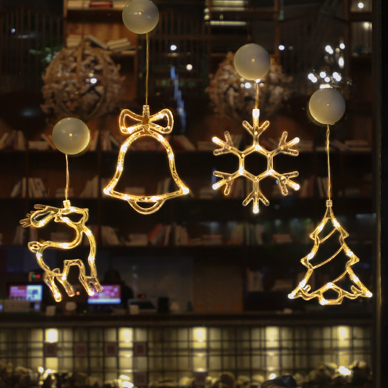 圣诞节装饰挂件麋鹿铃铛雪花