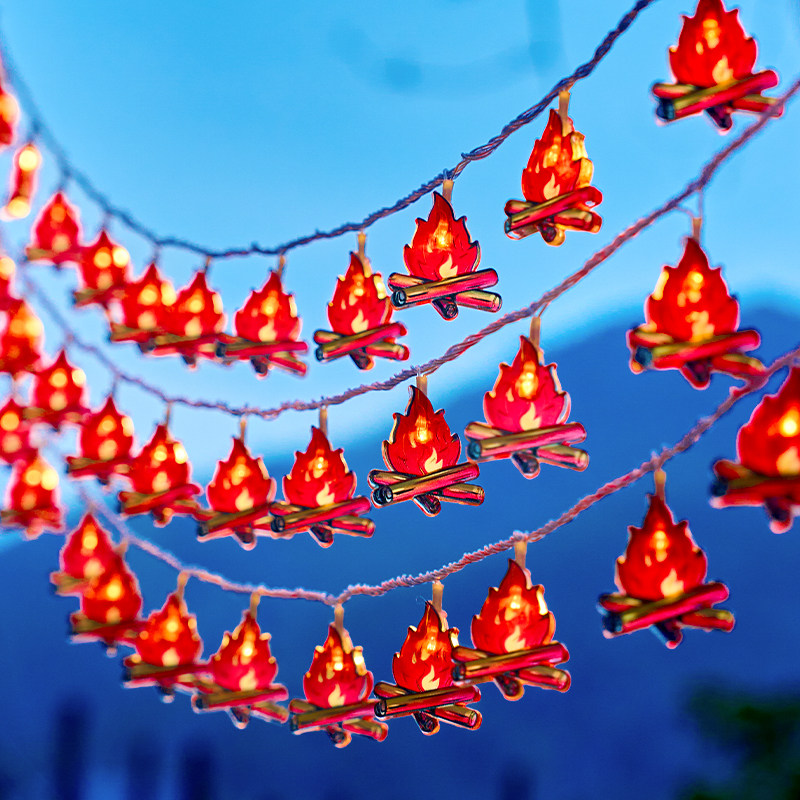 露营灯串户外氛围彩灯帐篷照明灯图片