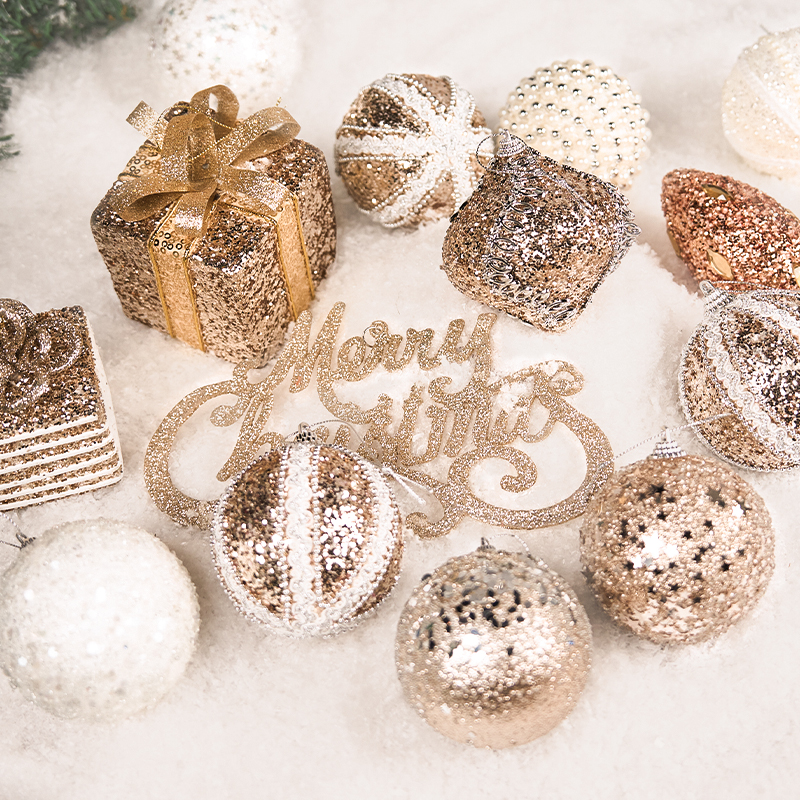 圣诞装饰品diy圣诞球彩绘主题