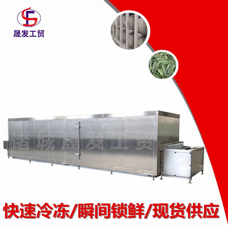 晟发系列海产品海鲜鲍鱼液氮速冻机隧道式食品速冻机现货速冻机