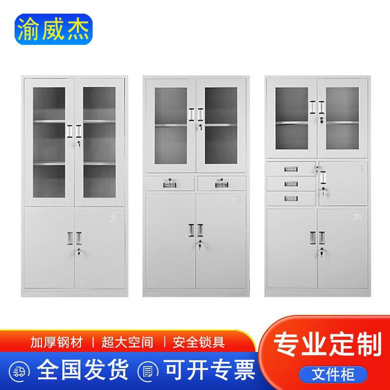 文件柜凭证柜铁皮柜钢制办公柜档案柜资料柜储物柜资料柜带锁重庆