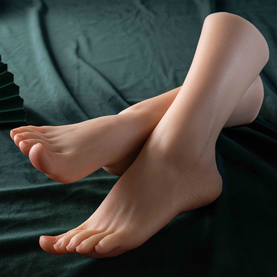 仿真足模硅胶女美脚模型