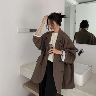 韩版 西装 英伦风小个子休闲网红西服 短款 爆款 外套女春秋季 2026新款