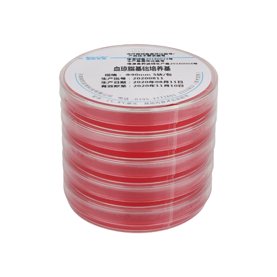 哥伦比亚血琼脂平板tsa琼脂平板血平板培养基营养计数琼脂平板9cm