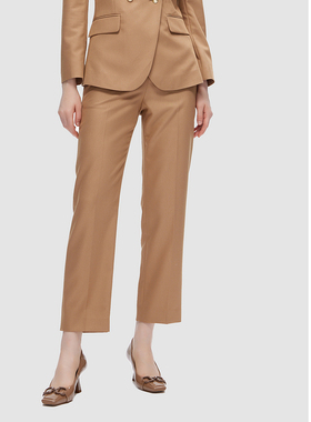 ELLASSAY歌力思秋冬新款通勤商务休闲直筒西装裤女EWD356K02400