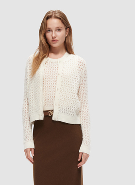 ELLASSAY歌力思2026春夏新款山羊绒水钻两件式针织衫EWE343M00400