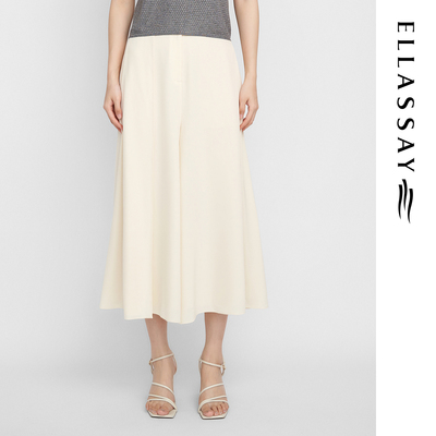 ELLASSAY歌力思夏季新款休闲阔腿裤百搭休闲裤女EWF355K04000