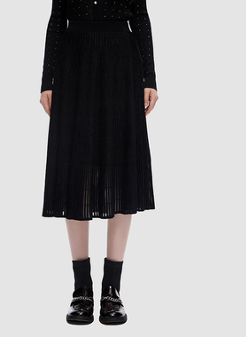 ELLASSAY歌力思秋季新款高腰通勤质感半身裙女EWU353M00600