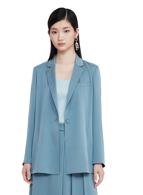 ELLASSAY歌力思春季新款桑蚕丝时尚优雅通勤西装女EWF332T02800