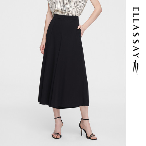 ELLASSAY歌力思2026春夏新款三醋纤百搭裙裤休闲裤女EWF352K03300