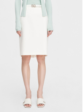 ELLASSAY歌力思2026春季新款TR斜纹料直筒开衩半身裙EWE351Q00300