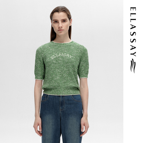 ELLASSAY歌力思秋季新款棉感时尚品质针织衫女EWW353M02900