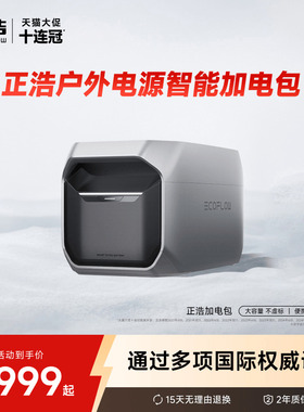 EcoFlow正浩 加电包 户外移动电源拓展加电包笔记本便携露营大功率电池家用应急房车