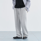 NUMBERSALT盐号24AW秋冬日系休闲百搭保暖加厚卫裤 简约宽松休闲裤