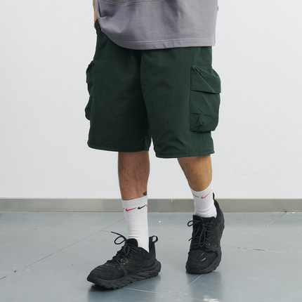 NUMBERSALT盐号24SS日系工装裤多口袋五分休闲短裤男双穿休闲裤夏