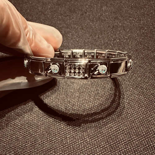 奥兰多魔术篮球主题手链 可调节模块手环 球队周边 球迷礼物