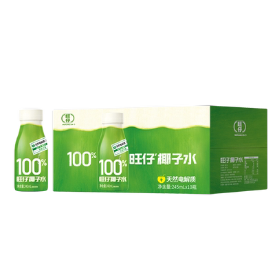 旺仔百分百纯椰子水200ml*12盒