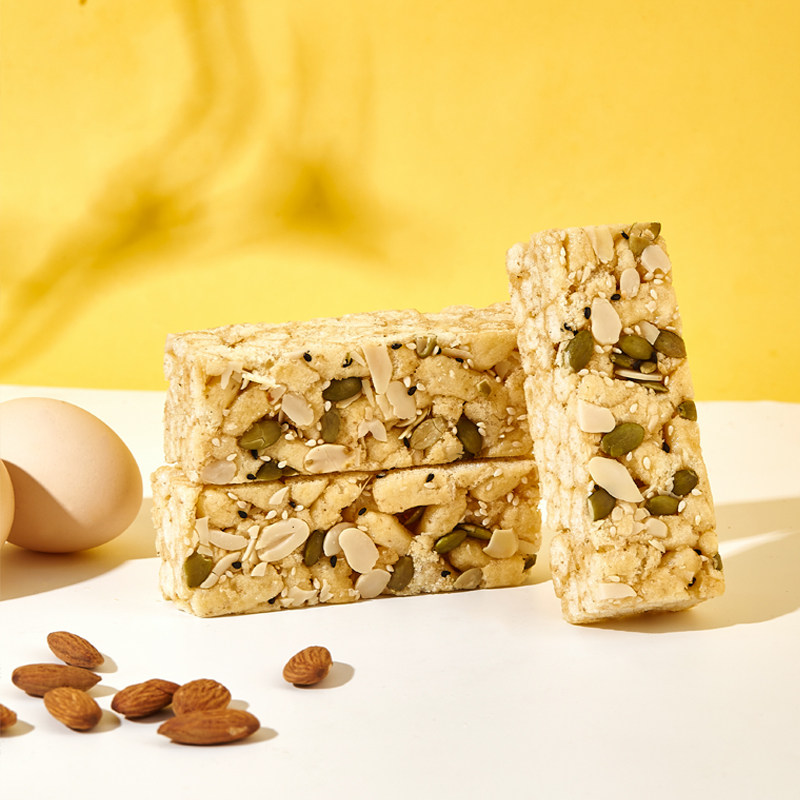 谷焙奇低GI坚果沙琪玛600g盒巴旦木芝麻萨其马松软传统糕点心零食