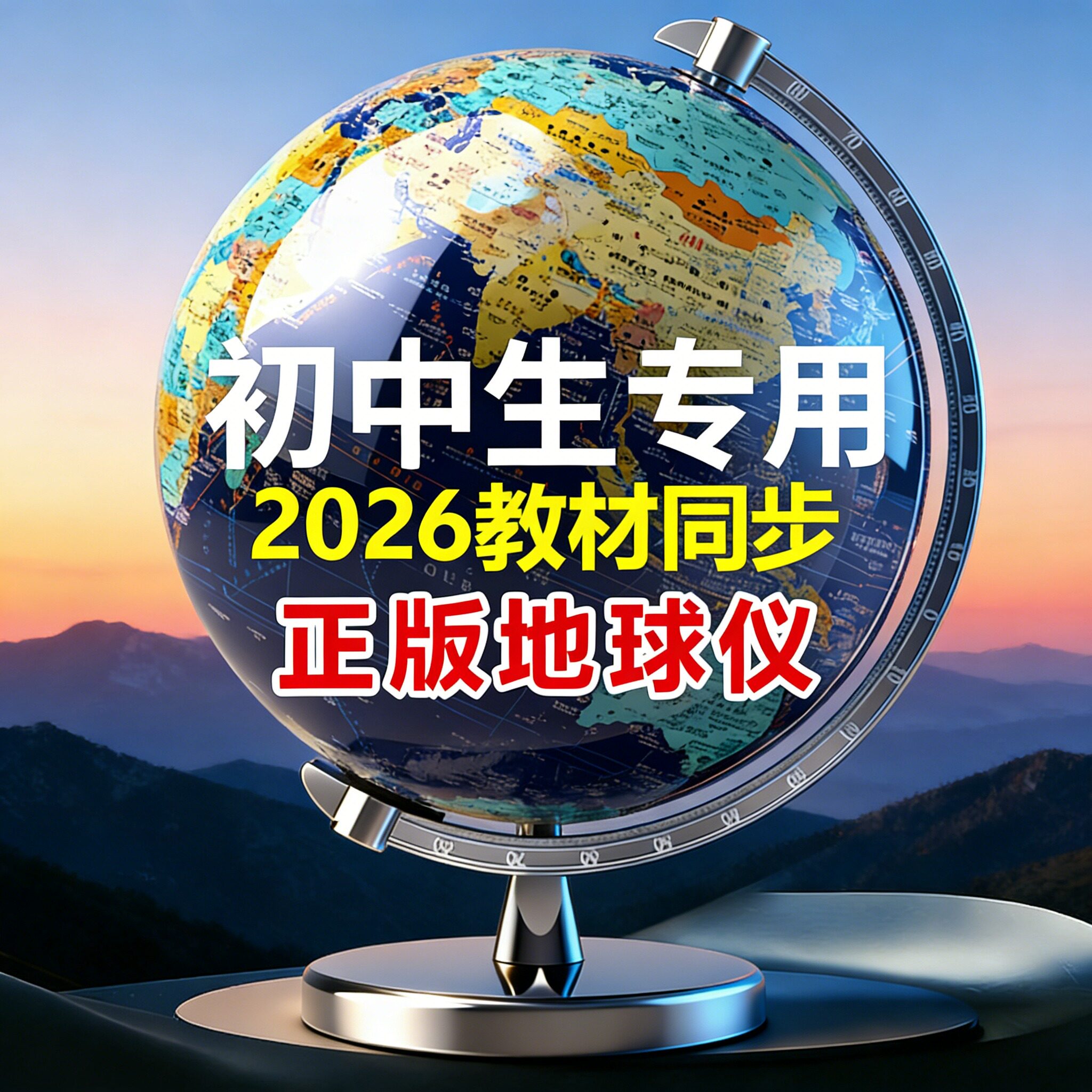 地球仪正版学生用初中生教学专用图片
