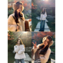 pusumede 气质减龄环保皮草外套女宽松保暖软糯毛绒大衣 绒冬格调