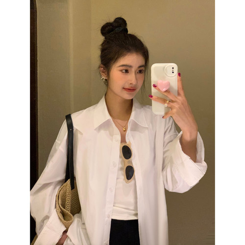 宽松外搭衬衫女衬衣外套上衣