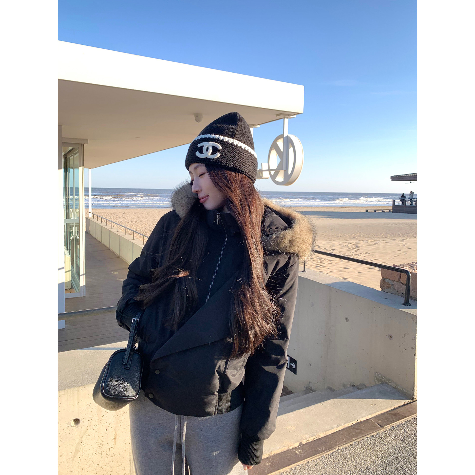 pusumede 轻暖进阶 仿皮草可拆毛领羽绒服女宽松短款白鸭绒外套,女装/女士精品,羽绒服,淘宝优惠券,粉丝福利购,淘宝优惠卷