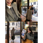 高级感羊毛西装 pusumede 现货7.5折 外套女气质呢子西服上衣