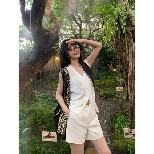 复古短裤休闲裤女韩系通勤裤子