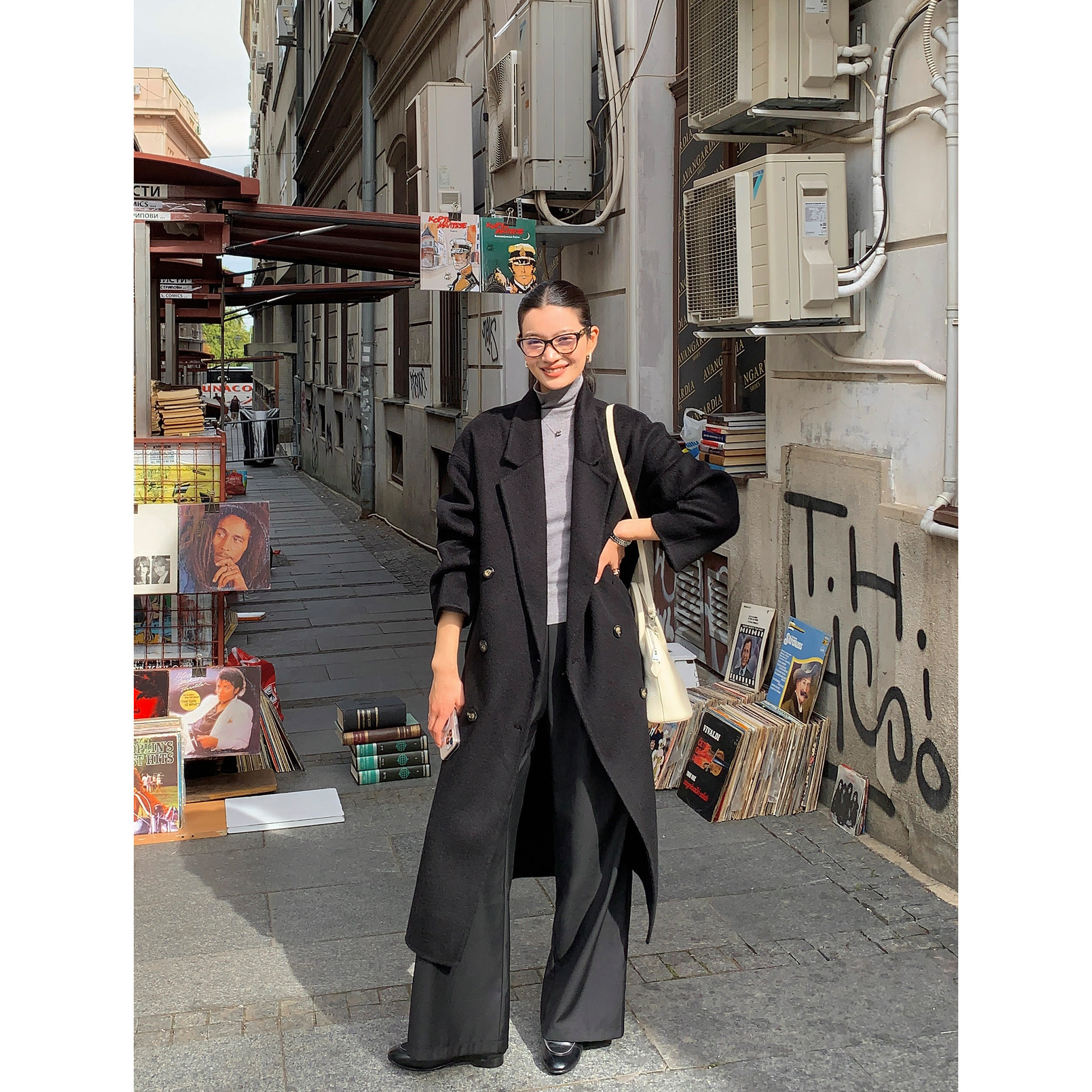 pusumede【现货7折】高级感西装阔腿裤女垂感直筒裤宽松休闲长裤,女装/女士精品,休闲裤,淘宝优惠券,粉丝福利购,淘宝优惠卷