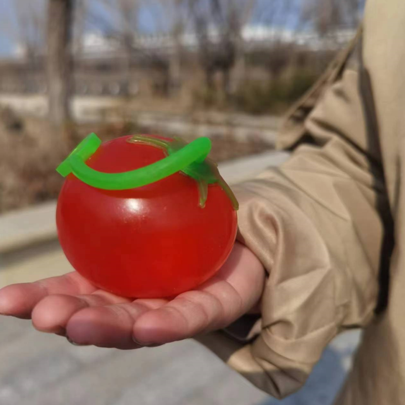 儿童玩具福气猪水球捏捏乐番茄西红柿耐摔不变形创意整蛊减压球球