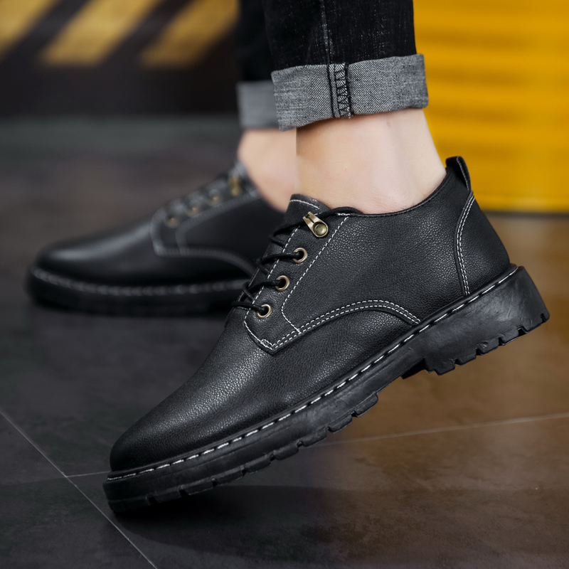 厨师鞋男防水防滑防油全黑厨师鞋