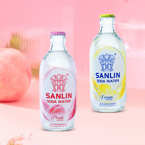 三麟苏打水整箱原味气泡水335ml
