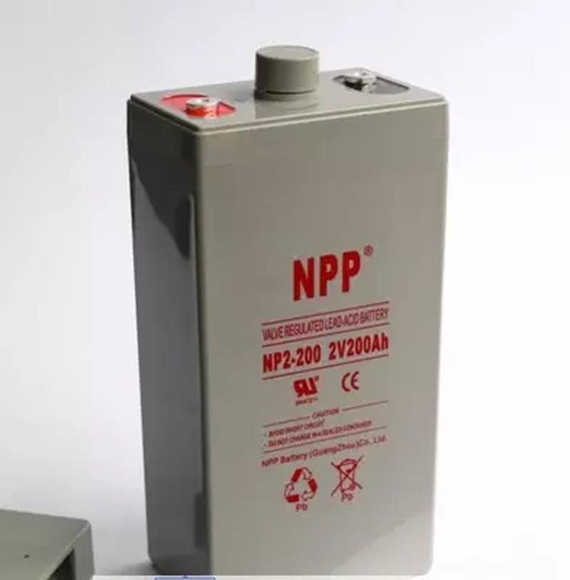 耐普蓄电池NPP2-200  2V200AH阀控式铅酸免维护电力机房备用电池