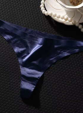 夏季超薄tback女无痕冰丝瑜伽健身纯欲性感透气运动丁字裤女