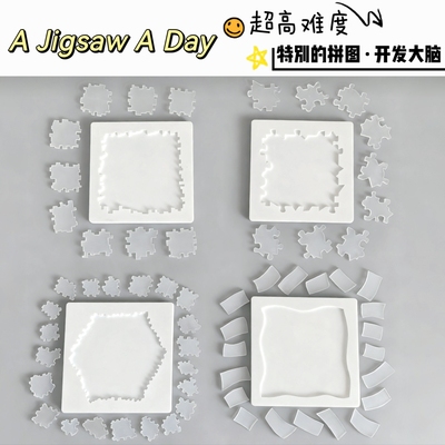 jigsaw puzzle玲珑拼图高难度烧脑益智拼图异形大脑训练桌面游戏