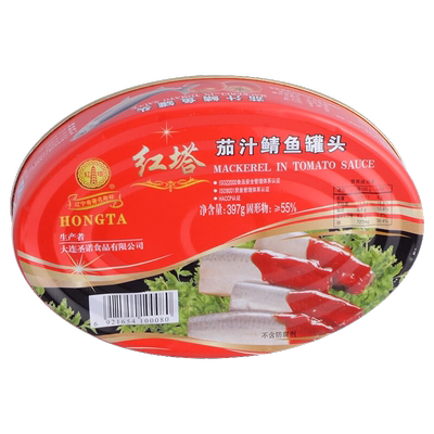 红塔茄汁鲭鱼397克单罐