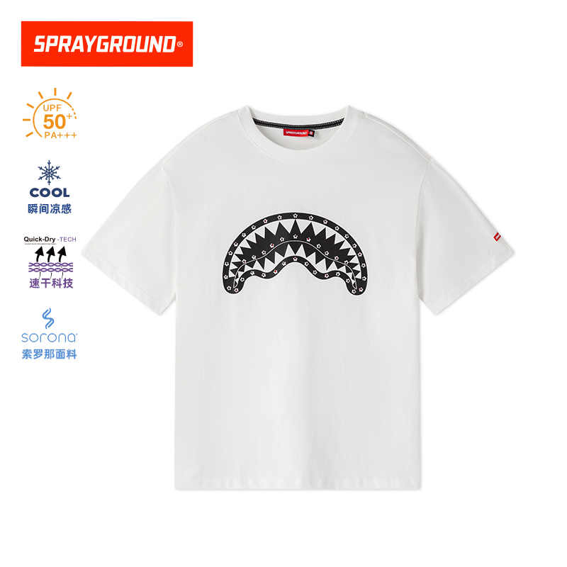 SprayGround鲨鱼嘴速干短袖T恤