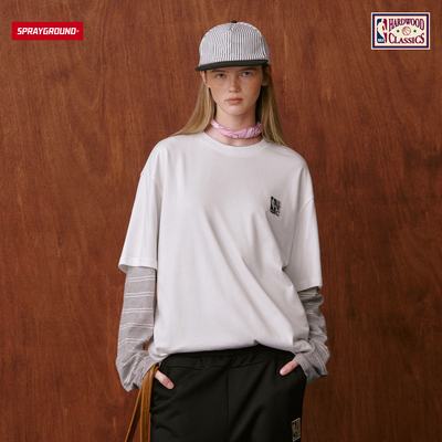 SprayGround丨NBA HWC联名系列短袖T恤男女夏季潮流半袖体恤上衣