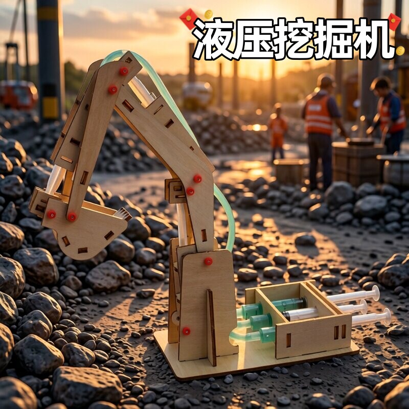 液压挖掘机科学实验材料包